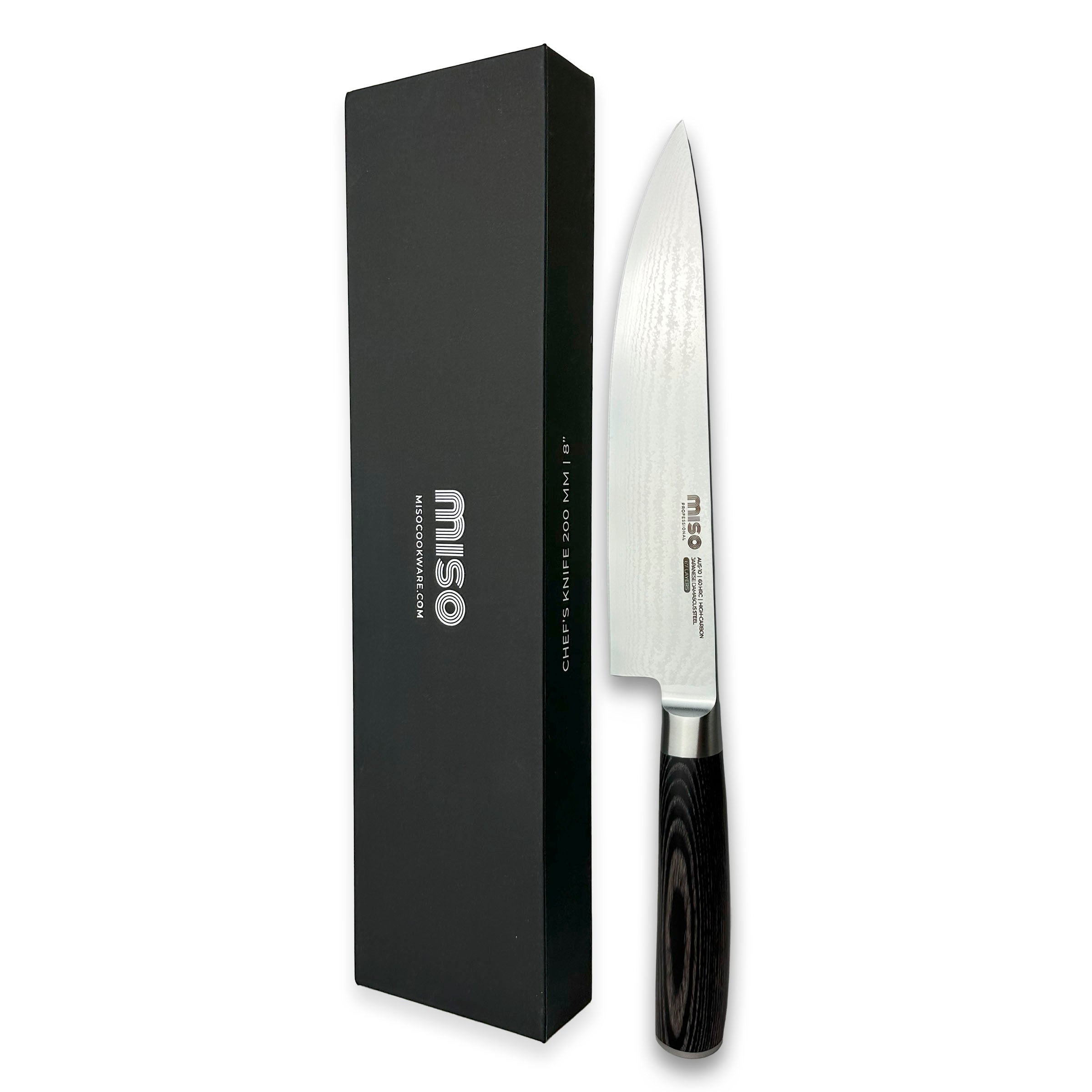 Miso Cookware - Damaskus Professional Kokkekniv - 20 cm / 8"