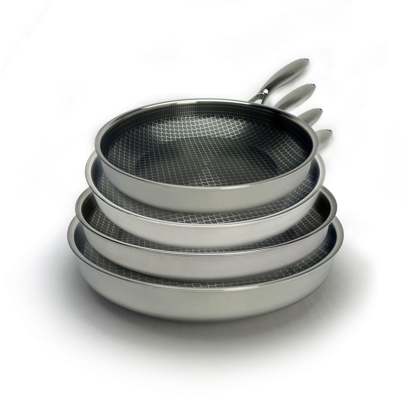 Miso - Diamond Dust keramisk Non-Stick stegepandesæt 4-dele