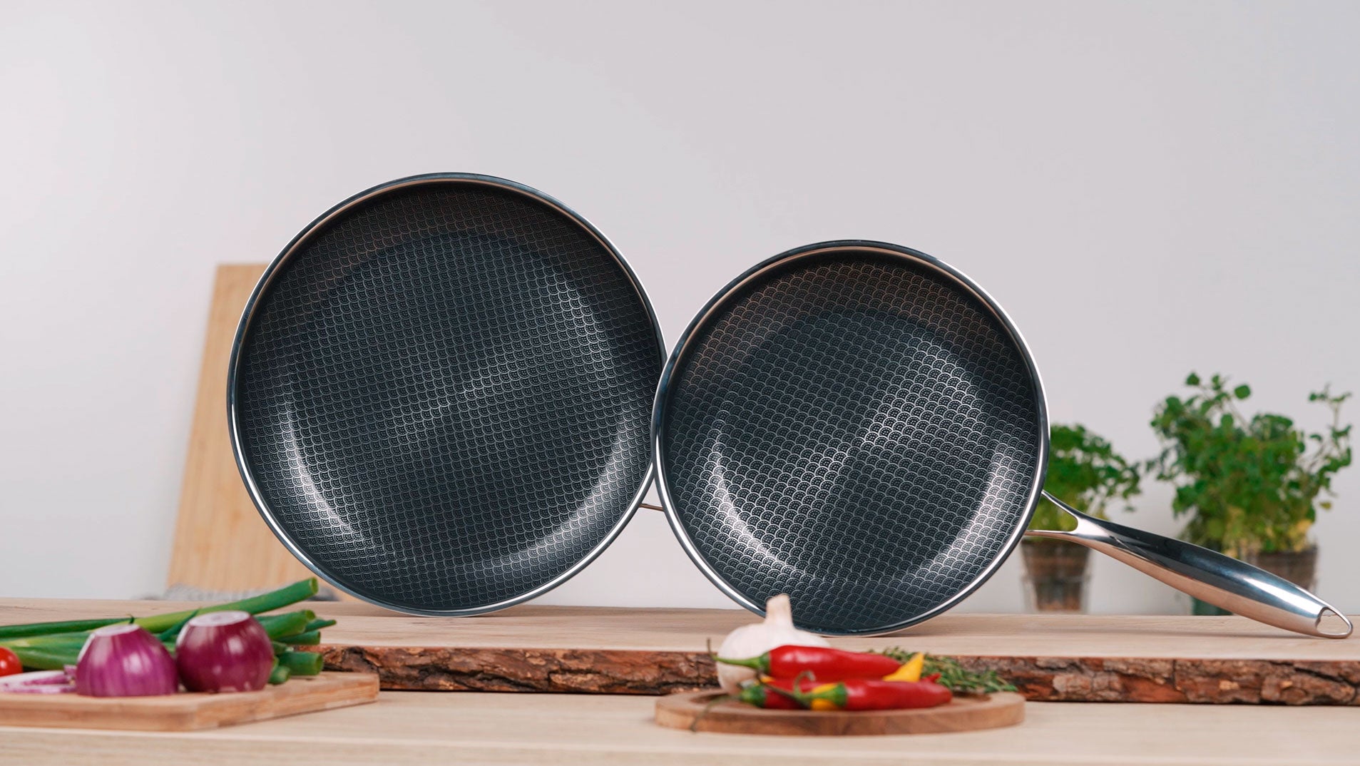 Miso - Diamond Dust keramisk Non-Stick stegepandesæt 2-dele (24+30cm)